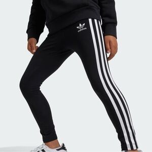 Like New S Women’s Adidas Three Stripe Leggings Cotton Pants Workout Activewear